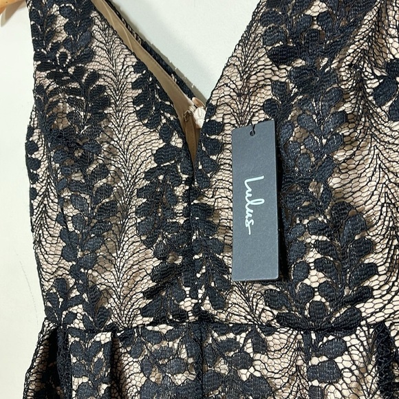 Lulu’s All of My Heart Black Lace Skater Dress size XS - Picture 12 of 13